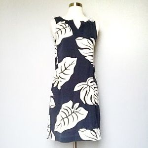 Banana Republic Leaf Print Shift Dress